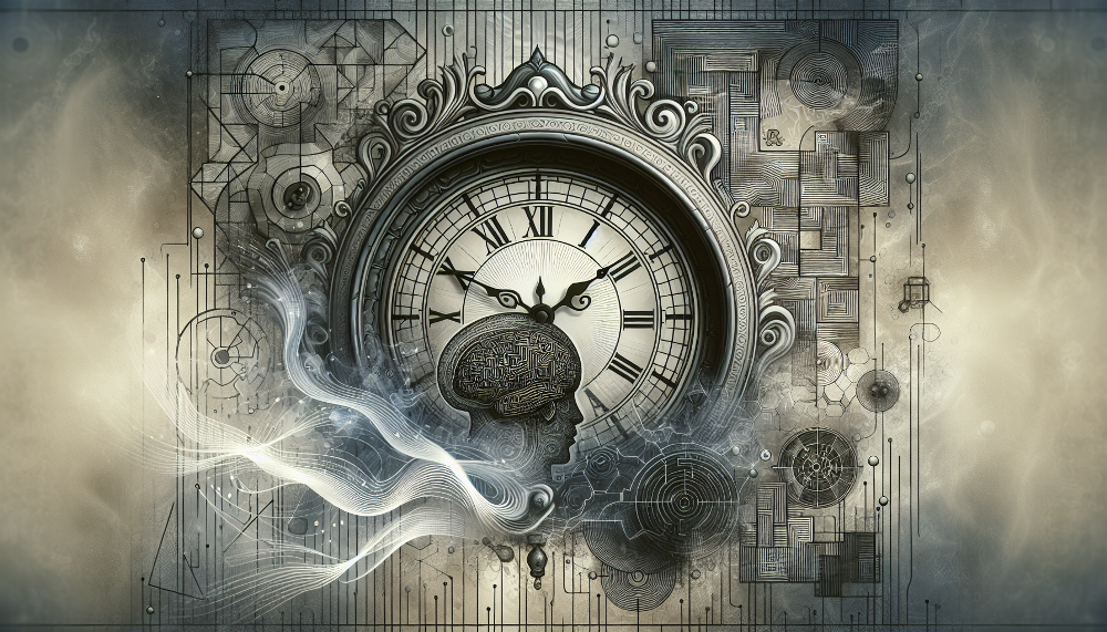 Illustration of a clock symbolizing the essence of time in IQ tests